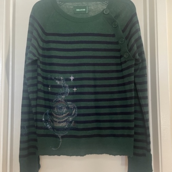 ZADIG & VOLTAIRE Reglis Embellished Sweater - Picture 3 of 14